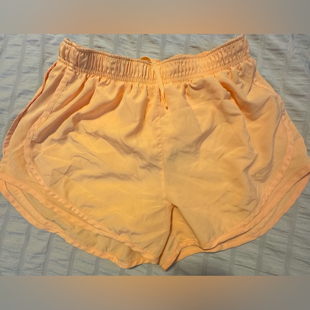 Nike Women's Orange Athletic Shorts